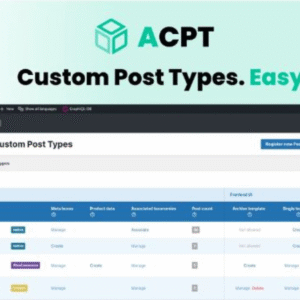 ACPT v2.0.32 WordPress Plugin