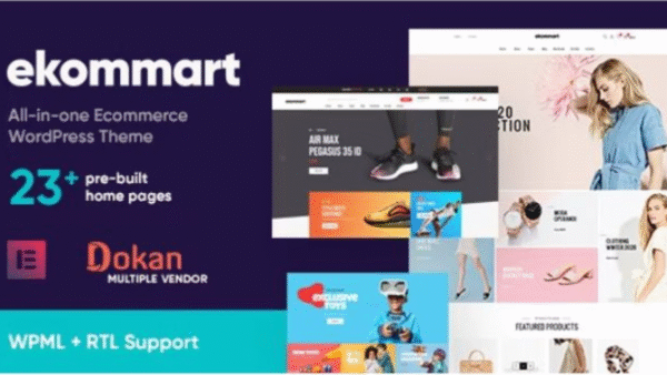 Ekommart v4.1.6 WordPress Theme